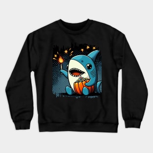 Happy Halloween by Shark 01 Crewneck Sweatshirt